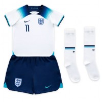England Marcus Rashford #11 Heimtrikotsatz Kinder WM 2022 Kurzarm (+ Kurze Hosen)